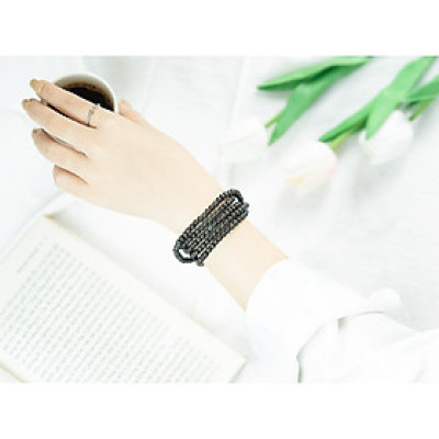 Chuỗi trầm hương Indo làm vòng tay hoặc dây chuyền 4mm phong thủy Udumbara