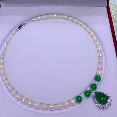 Bộ trang sức Ngọc trai tự nhiên, kèm GIẤY KIỂM ĐỊNH SẢN PHẨM MẪU TẠI SJC LAB, Cỡ hạt 8li, bao gồm Vòng Cổ + Lắc tay + Hoa tai + Hộp lót gấm