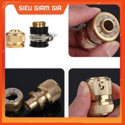 Bộ dây vòi xịt nước rửa xe, tưới cây . tăng áp 3 lần, loại 20m 206587 đầu đồng,cút đồng+ tặng đai