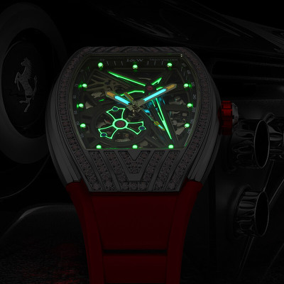 Đồng hồ nam chính hãng IW Carnival Sport IW759G-2,kính sapphire,chống xước,chống nước 50m,Bh 24 tháng,máy cơ (automatic), dây cao su chính hãng