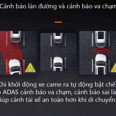 Camera Hành Trình Ô Tô 70mai A500S - 1944P, GPS, Cảnh Báo Va Chạm - Hàng chính hãng