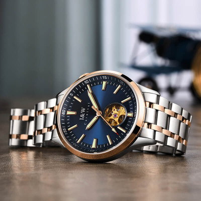 Đồng hồ nam chính hãng IW CARNIVAL IW590G-2 Kính sapphire ,chống xước,Chống nước ,Bảo hành 24 tháng,Máy cơ (Automatic),Dây kim loại thép không gỉ 316L,thiết kế lộ cơ