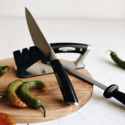 Dao thái thịt, dao thái rau củ quả đa năng Scanpan Classic 20cm 92502000, thép không gỉ cao cấp