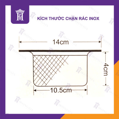 Lọc Rác Inox Chậu Rửa Bát Size XL 14cm Chặn Rác Inox Bồn Rửa Chén Hoàng Gia Haodex Inox 201 Siêu Bền 2 Mặt Mạ Bóng Chất Lượng Cao – Hàng Nhập Khẩu.