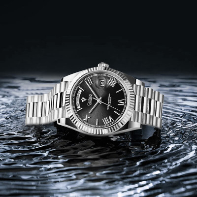 Đồng Hồ Nam Cadisen C8185M6 Chính Hãng Full Box Chống Nước Kính Chống Xước Dây Thép BH 2 Năm Máy Cơ