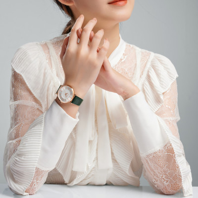 Đồng hồ nữ Julius Hàn Quốc JA-1376 dây da chống nước