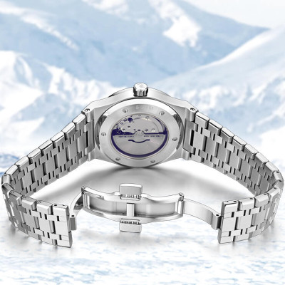 Đồng Hồ Nam I&W Carnival 779G2 Chính Hãng Full Box Chống Nước Kính Chống Xước Dây Thép Cao Cấp BH24T (Máy Cơ Tự Động)