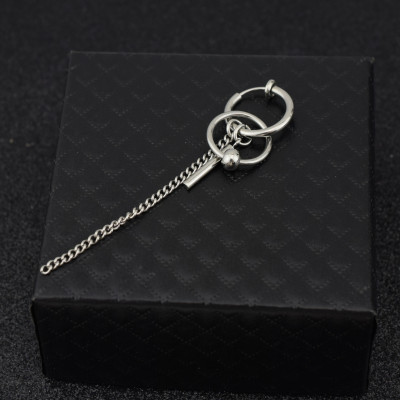 Bông tai unisex thanh ngắn siêu cool không lo đụng hàng