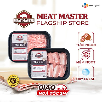 Combo Heo tiết kiệm Thịt xay - Sườn non Meat Master ( 400 G ) - Giao nhanh