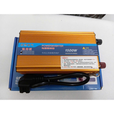 Bộ kích 48v 60v cắm xe điện lên 220V, bộ đổi nguồn ắc quy inverter 48V lên 220V 1500W