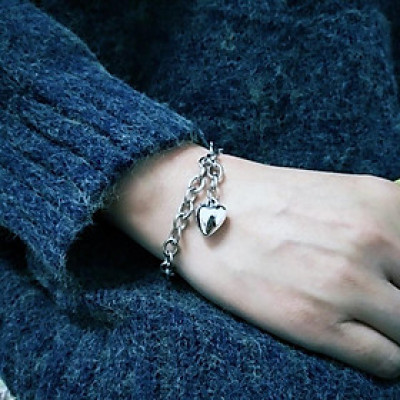 Lắc tay vòng đeo tay nam nữ trái tim