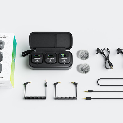 Micro Thu  Âm Cài Áo Saramonic Blink900 B2 Cho Điện Thoại & Máy Ảnh – Livestream/ Quay video/ Podcast -Hàng Chính Hãng 