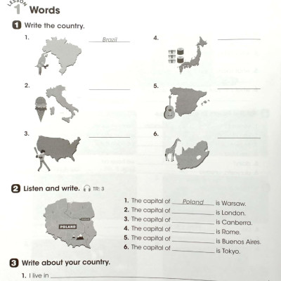 Look 3: Workbook With Online Practice