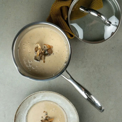 Nồi inox đáy liền Scanpan STS 16cm 7523 dùng bếp từ, máy rửa bát