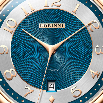 Đồng hồ nam chính hãng LOBINNI L9023-1 full box,hàng mới 100% ,kính sapphire chống nước,chống xước,dây da cao cấp,máy cơ ( Automatic),bảo hành 24 tháng