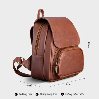 Balo Lata ( Thời trang nữ tiện lợi cỡ trung - Balo da BAL41 )