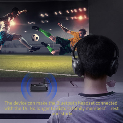 Hàng Chính Hãng - Bộ Thu Phát Âm Thanh T-R22-JA Bluetooth 5.0 Phạm Vi Kết Nối 15m Chế Độ Chuyển Đổi Linh Hoạt RX TX Tương Thích Rộng Rãi RCA, AUX, USB Điện Thoại Máy Tính Bảng TV PC Đầu Đĩa Chip Âm Thanh Cao Cấp Hỗ Trợ Đàm Thoại Rảnh Tay - ROGTZ