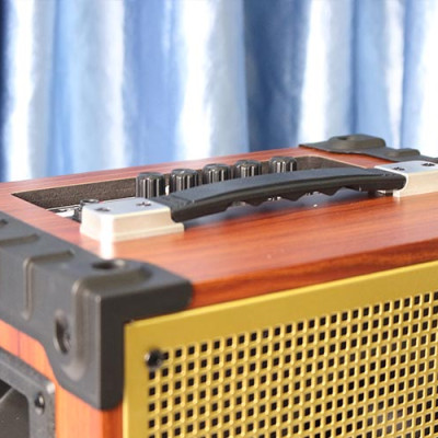 Loa kéo Hosan GD08-13 - Loa di động mini karaoke thùng gỗ tặng 2 micro nhẹ dễ hát - Hàng nhập khẩu