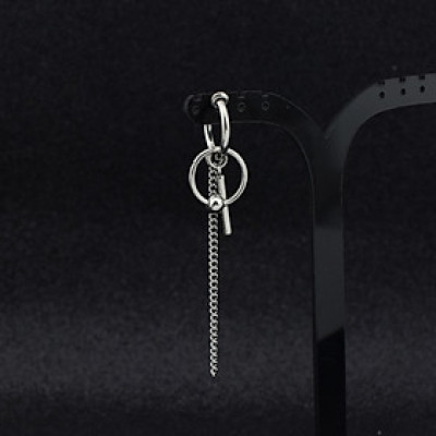 Bông tai unisex thanh ngắn siêu cool không lo đụng hàng