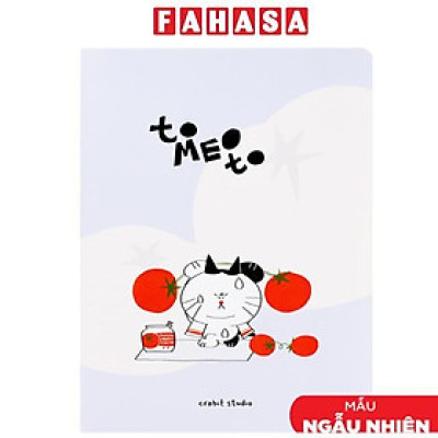 Tập Tomeoto - Kẻ Ngang - 100 Trang 80gsm - Crabit Notebuck 1663 (Mẫu Bìa Giao Ngẫu Nhiên)