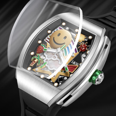 Đồng hồ nam chính hãng IW Carnival Sport IW757G-7,kính sapphire,chống xước,chống nước 50m,Bh 24 tháng,máy cơ (automatic