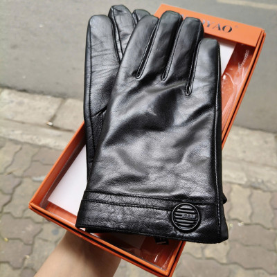 Găng tay nam da dê cao cấp - BHY8101 Bao tay nam lái xe, Găng tay mùa đông. Lót lông mềm mại, dễ chịu khi đeo.