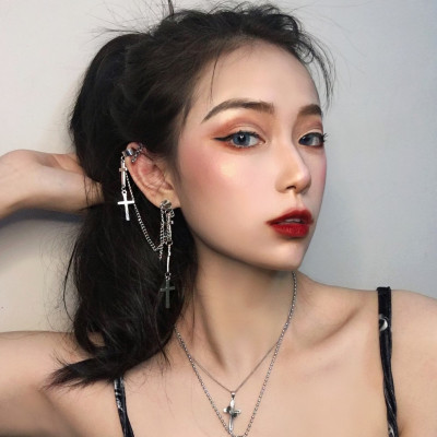 Bông tai unisex siêu ngầu phong thái đỉnh cao unisex 1 chiếc