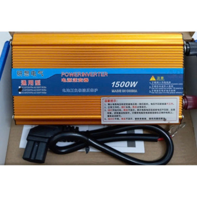 Bộ kích 48v 60v cắm xe điện lên 220V, bộ đổi nguồn ắc quy inverter 48V lên 220V 1500W