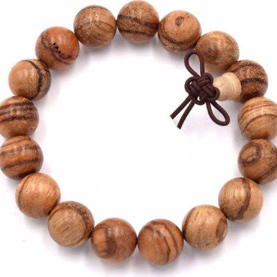 Vòng tay chuỗi hạt gỗ huỳnh đàn 12 ly (204mm)