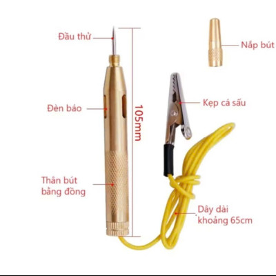 Bút thử điện đầu dò thử điện xe