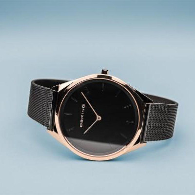 Đồng Hồ Unisex Bering Ultra Slim Polaris Màu Đen 17039-166