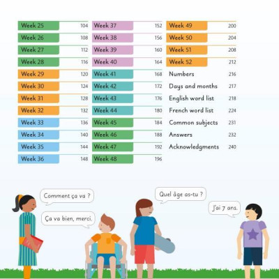 French For Everyone Junior 5 Words A Day: Learn And Practise 1,000 French Words