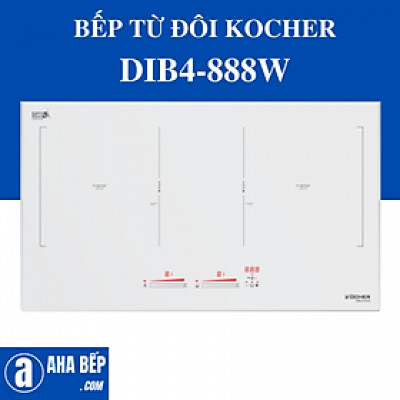 Bếp từ đôi Kocher DIB4-888W - Hàng Chính Hãng