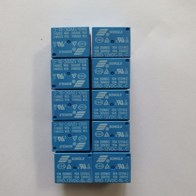 (COMBO 10 CÁI) Relay 5 Chân 12V - 24V 10A, Rơ Le 5 Chân 10A, HÀNG SONGLE LOẠI TỐT