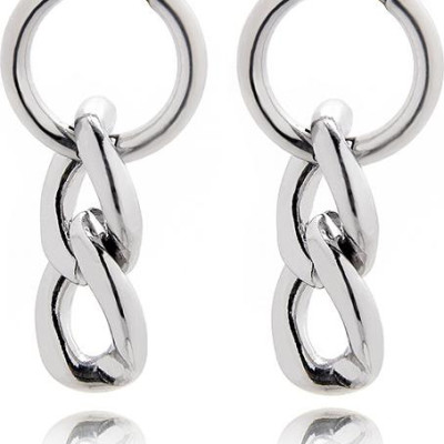 Bông tai xích ngắn mạnh mẽ cực cool 