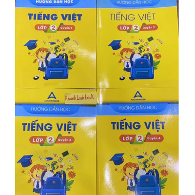 Sách - Combo 4 cuốn Hướng dẫn học tiếng việt lớp 2 (2023)