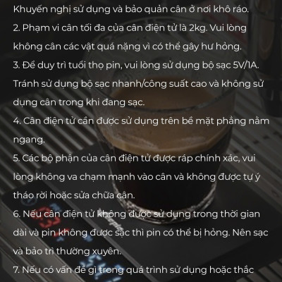 Cân điện tử thông minh chuyên espresso Feepie