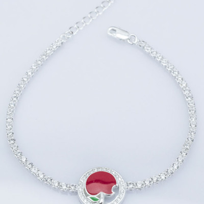 Lắc tay bạc nữ S925 Italia Bạc Xinh LTX15