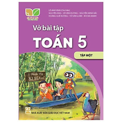 Sách Vở bài tập Toán 5- tập một- Kết Nối Tri Thức Với Cuộc Sống (Kèm bìa nilong bao sách)