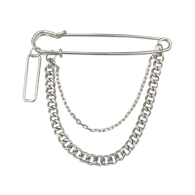 Cài áo unisex thời trang giới trẻ titan thép không gỉ mới