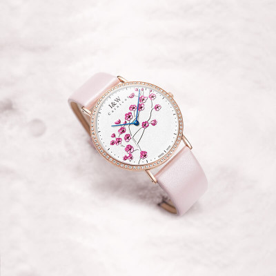 Đồng hồ nữ chính hãng IW CARNIVAL IW3002L-1 Kính sapphire ,chống xước ,Chống nước 30m ,Bảo hành 24 tháng,Máy điện tử(Pin),dây da cao cấp, thiết kế đơn giản dễ đeo