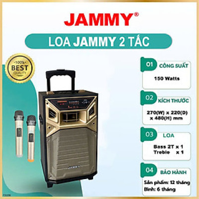 Loa kéo 2 tấc Jammy F2025K - Hàng chính Hãng