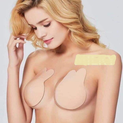 Combo 4 miếng dán ti nâng kéo ngực hình thỏ (da, đen)