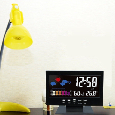 Đồng hồ báo thức, báo nhiệt độ, độ ẩm, màn hình led đa năng để bàn nhiều siêu đẹp