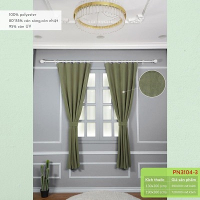 Rèm may sẵn  130x200cm các màu