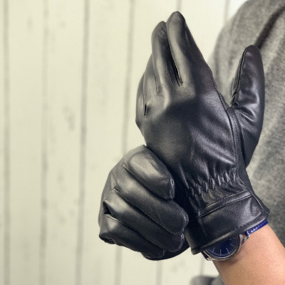 [Da thật] Găng tay nam da cừu cảm ứng điện thoại GL103, găng tay da thật cao cấp - 100% da thật, BH 3 năm