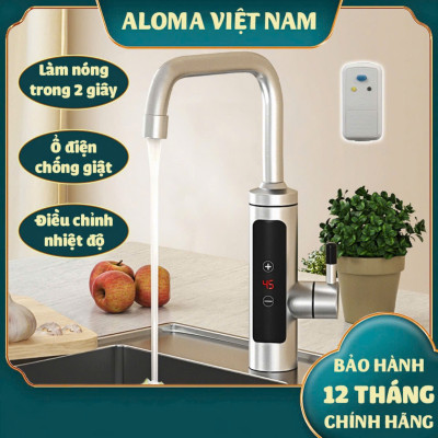 (CÓ CHỈNH NHIỆT ĐỘ ) máy nước nóng trực tiếp tại vòi làm nóng siêu nhanh trong 3 giây