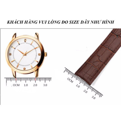 Dây Đồng Hồ Da Bò Italy Mềm Size 22mm 20mm 18mm [Kèm Chốt gắn và Dụng cụ tháo lắp]