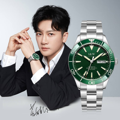 Đồng Hồ Nam I&W Carnival 533G17 Chính Hãng Full Box Chống Nước Kính Chống Xước Dây Thép Cao Cấp BH 60T (Máy Cơ Tự Động)