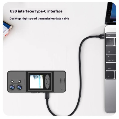 ROGTZ Máy Quay Phim Hành Động Thể Thao Đeo Trên Người, Camera Góc Rộng 2K, Màn Hình 1,5 inch, Ống Kính Xoay 180 Độ Action A3 - Hàng Nhập Khẩu